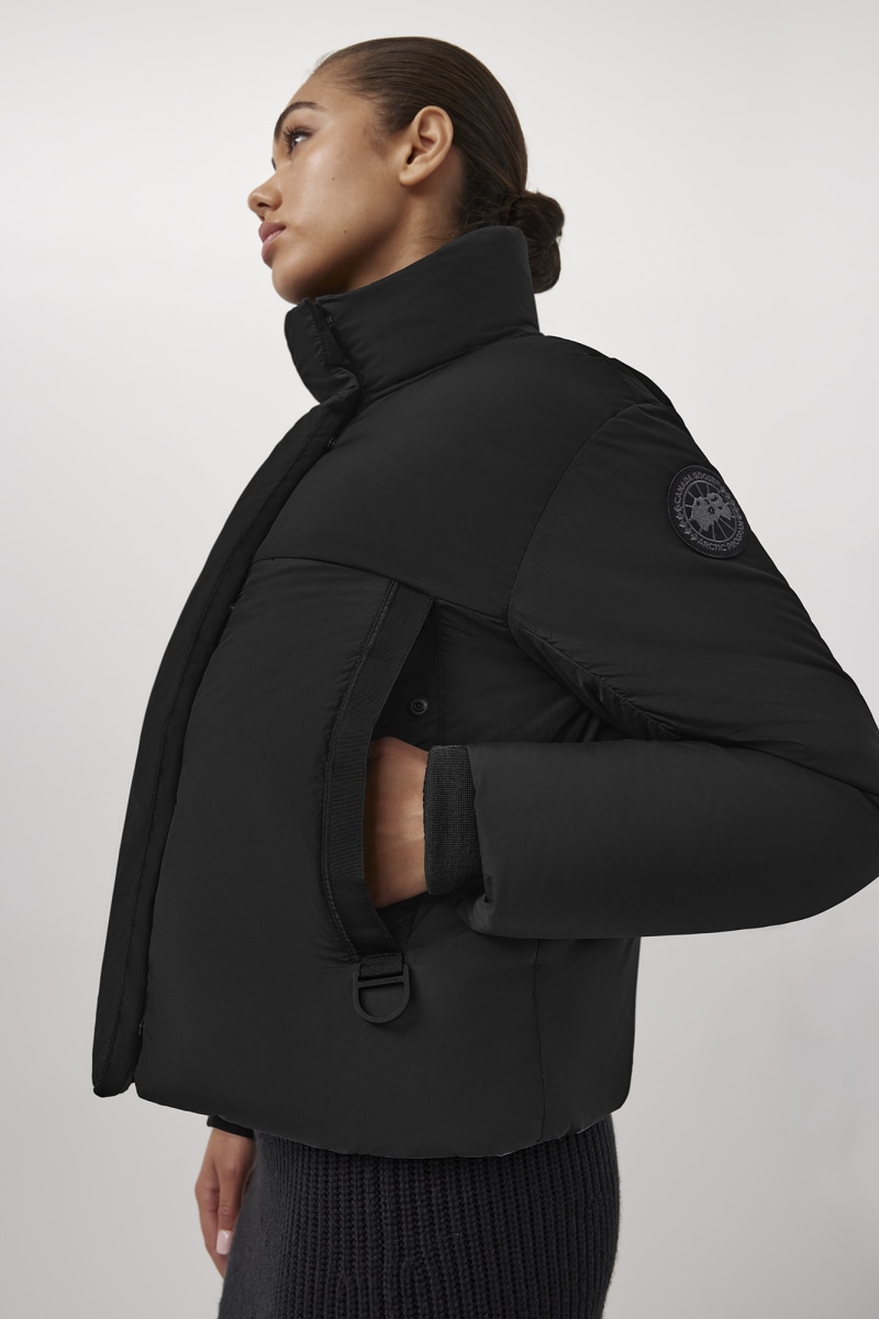 Canada Goose Junction Cropped Puffer Black Label